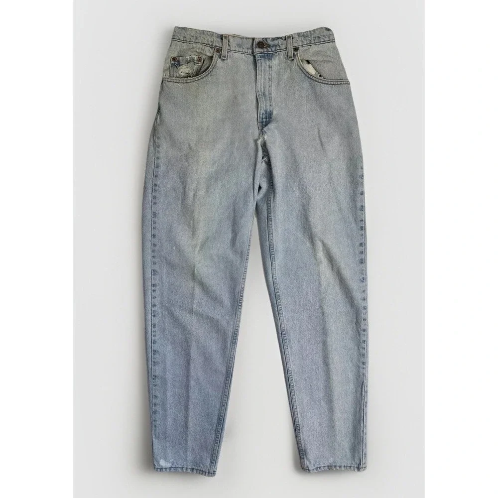 VTG 90s Levi's 560 Loose Taper Destroyed Distressed Faded Jeans / USA /‎ 34x36